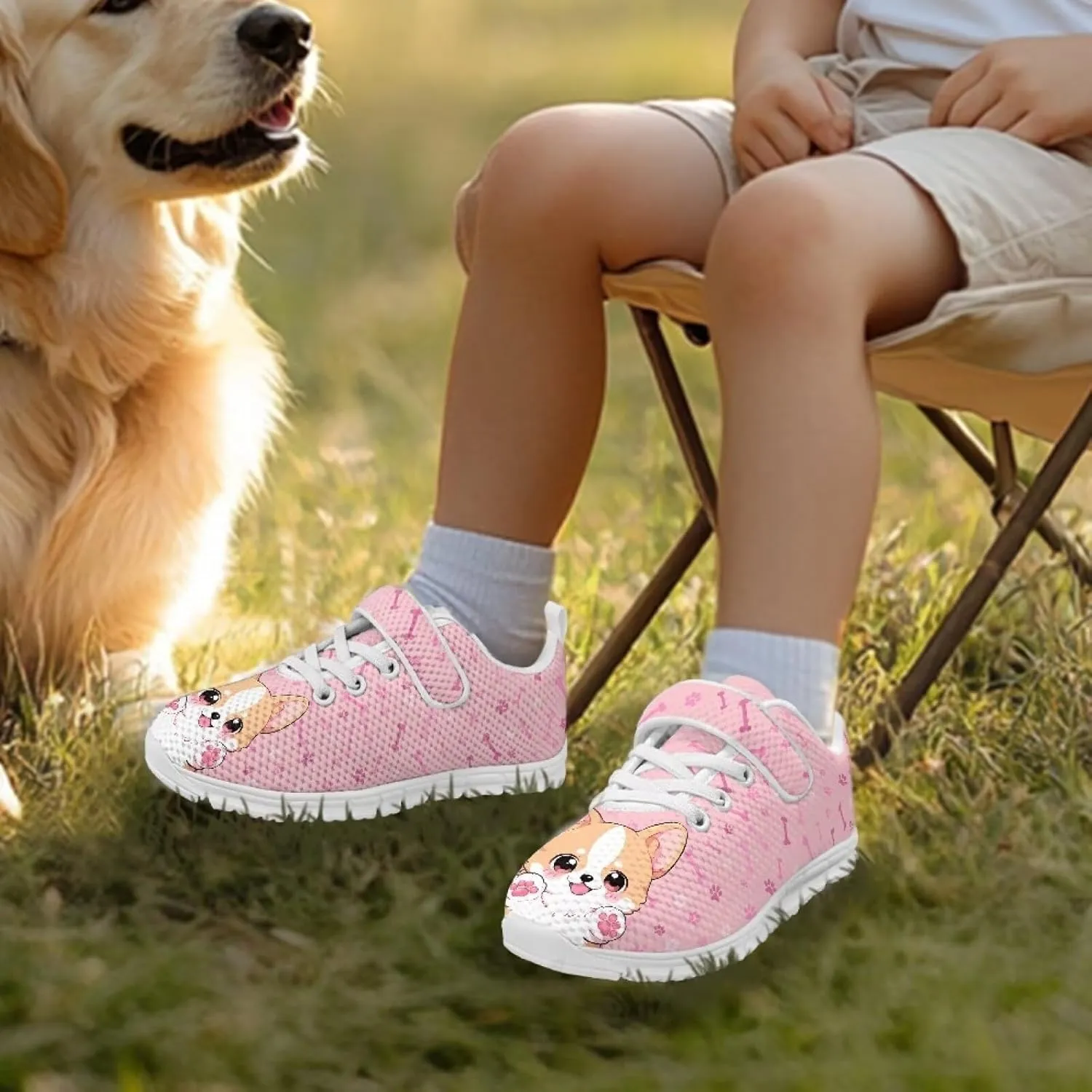 Girls Tennis Shoes Kids School Sneakers Trendy Running Athletic Shoes