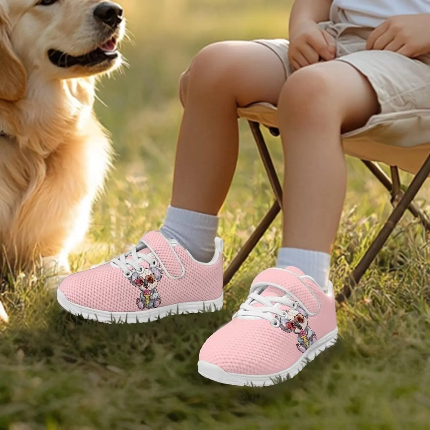 Girls Tennis Shoes Kids School Sneakers Trendy Running Athletic Shoes