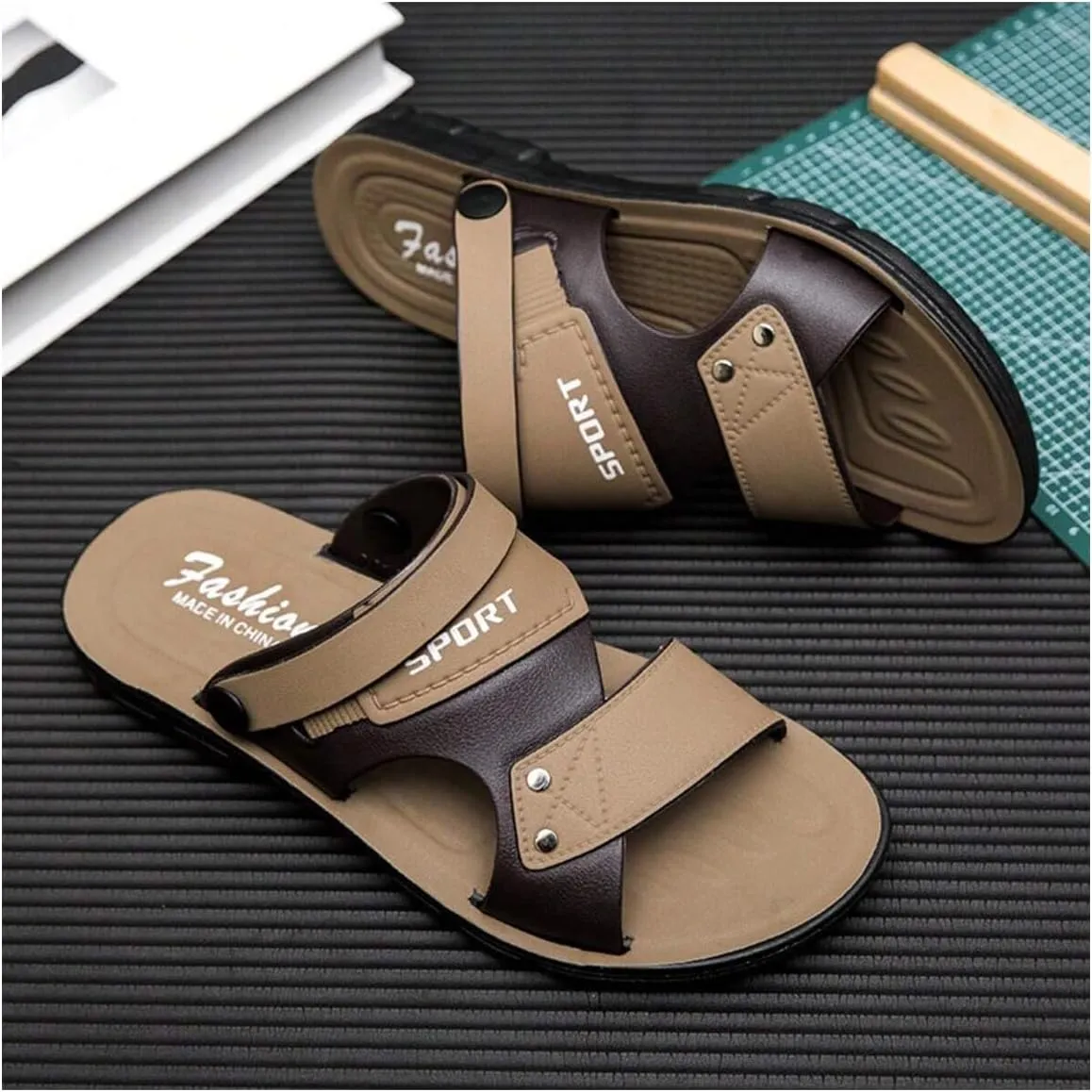 GORGLITTER Women's Bow Summer Beach Flat Cute Sandals 2025 Dressy Vacation Slip On Shoes