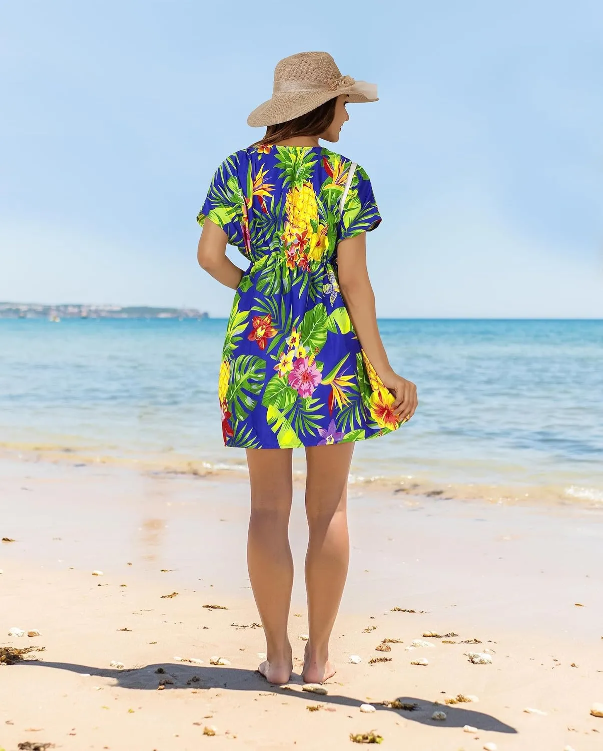 HAPPY BAY Women's Beach Cover Up Summer Hawaiian Swimwear