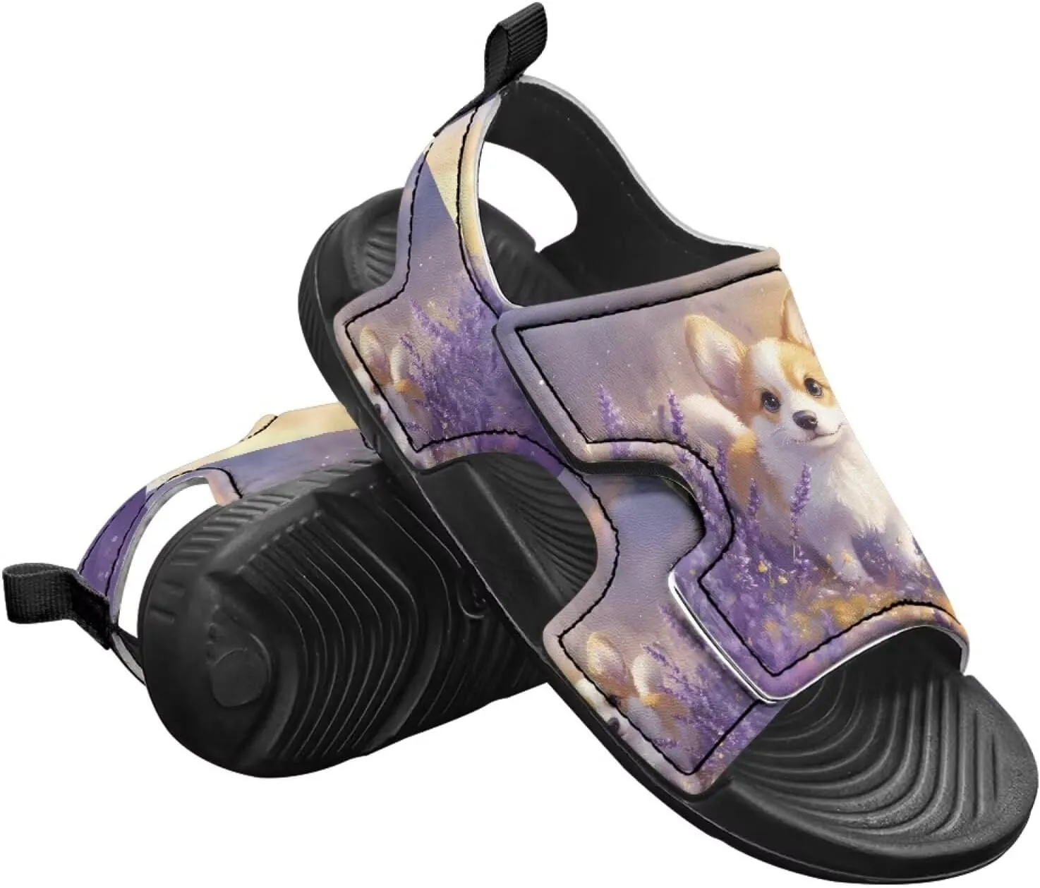 Hook and Loop Kid's Toddler Boys Sandal Open Toe Design for Vacation Sport Leather Sandals (Toddler/Little Kid)