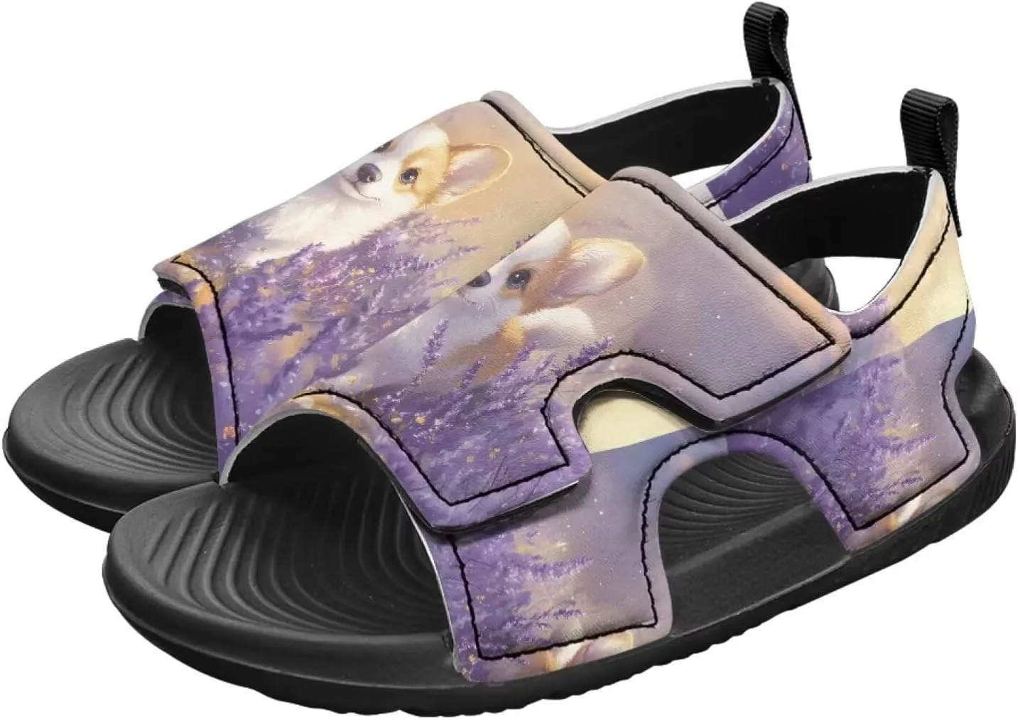 Hook and Loop Kid's Toddler Boys Sandal Open Toe Design for Vacation Sport Leather Sandals (Toddler/Little Kid)