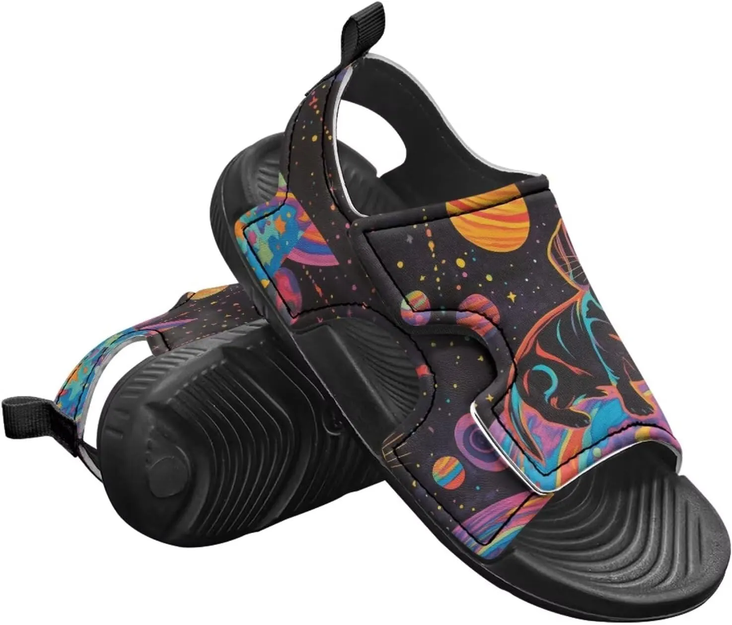 Hook and Loop Kid's Toddler Boys Sandal Open Toe Design for Vacation Sport Leather Sandals (Toddler/Little Kid)