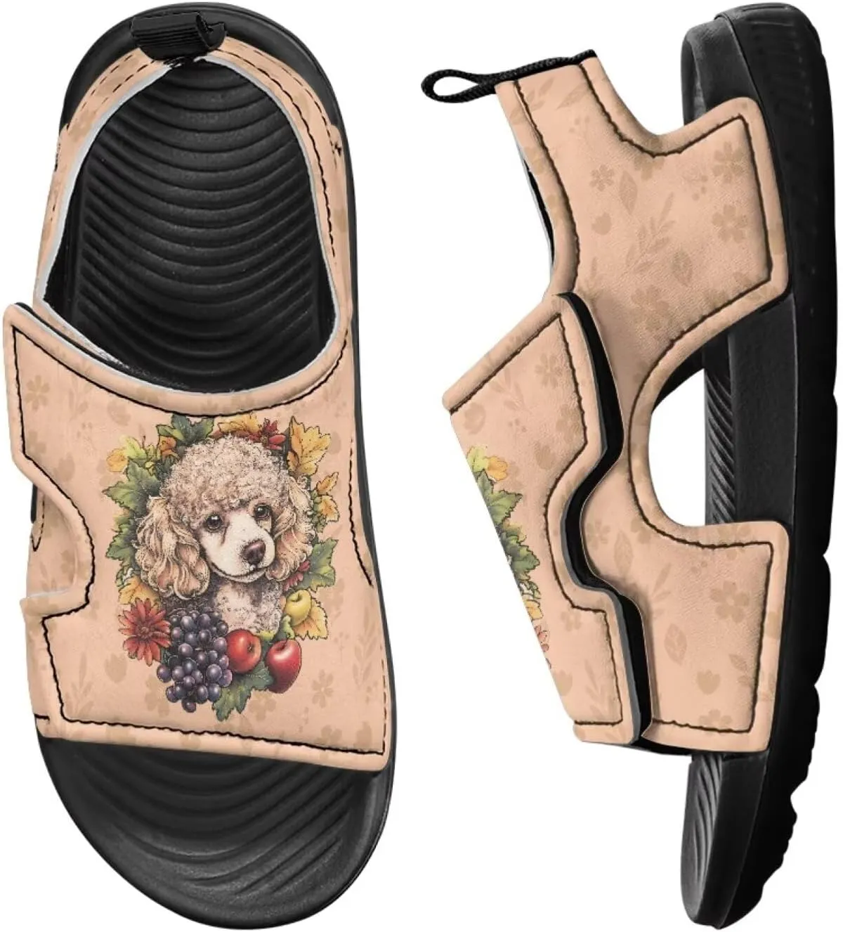 Hook and Loop Kid's Toddler Boys Sandal Open Toe Design for Vacation Sport Leather Sandals (Toddler/Little Kid)