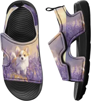 Hook and Loop Kid's Toddler Boys Sandal Open Toe Design for Vacation Sport Leather Sandals (Toddler/Little Kid)
