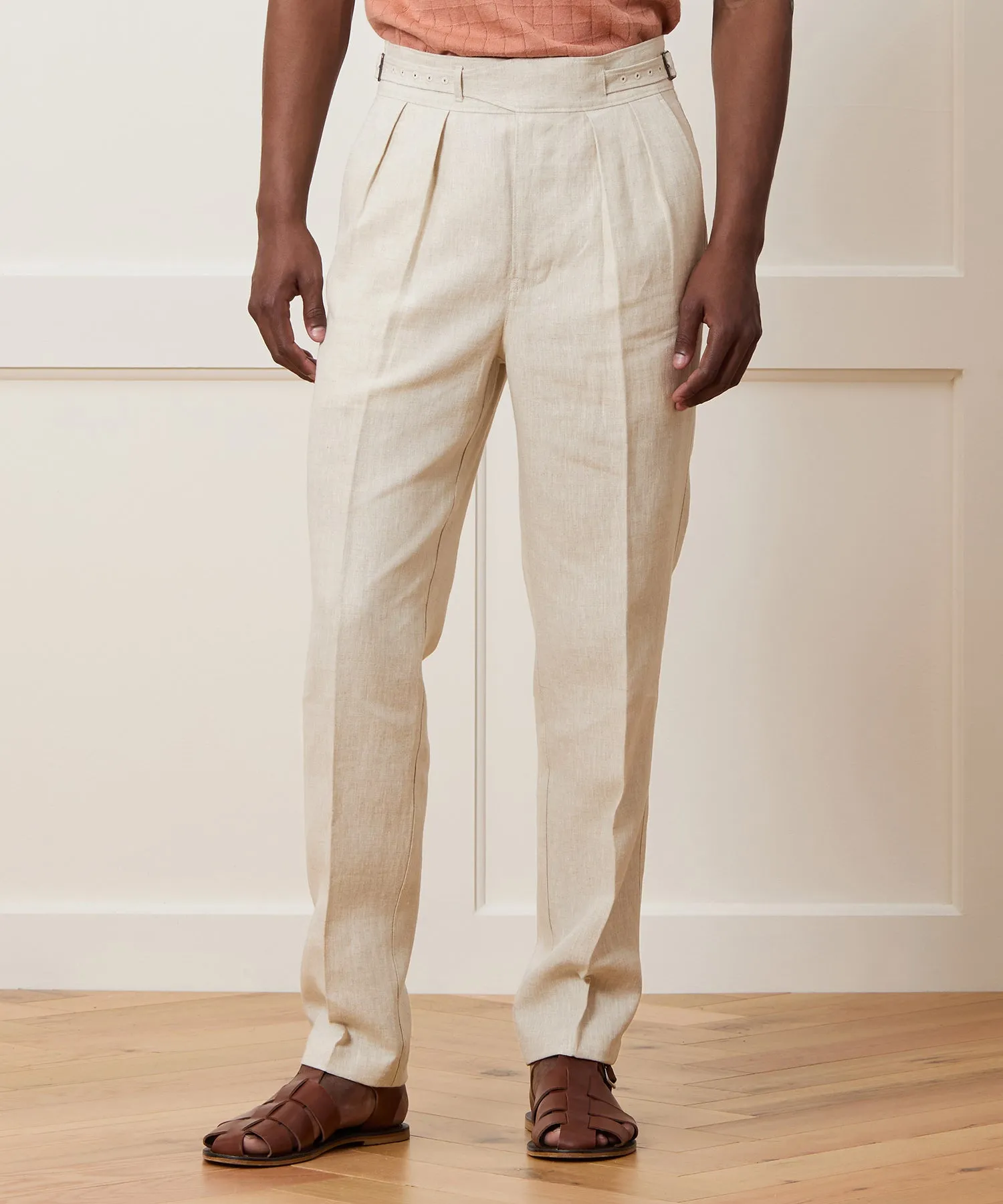 Irish Linen Gurkha Trouser