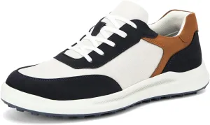 JITAI Men's Fashion Sneakers Shoes Lightweight Fashion Shoes with Wingtip Brogue & Lace-up Design Casual Business Shoes