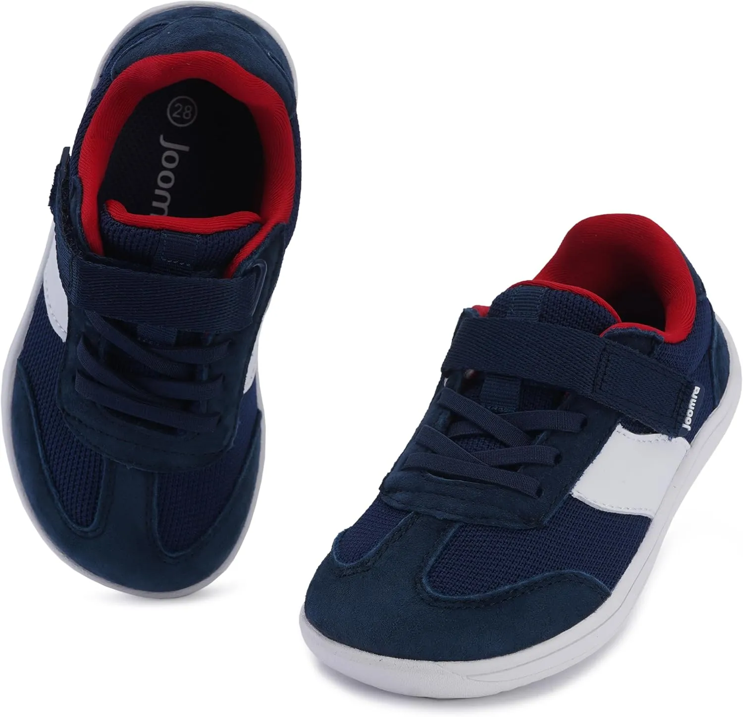 Joomra Toddler/Little Kid Wide Barefoot Shoes | Splay Naturally Minimalist Sneakers for Boys Girls | Zero Drop Sole