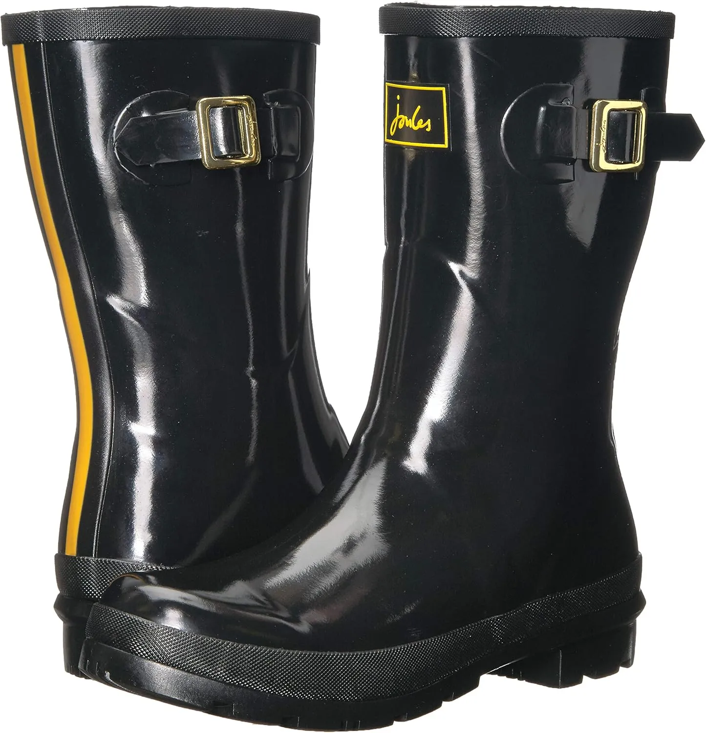 Joules Women's Kelly Welly Gloss Mid-Calf Rubber Rain Boot