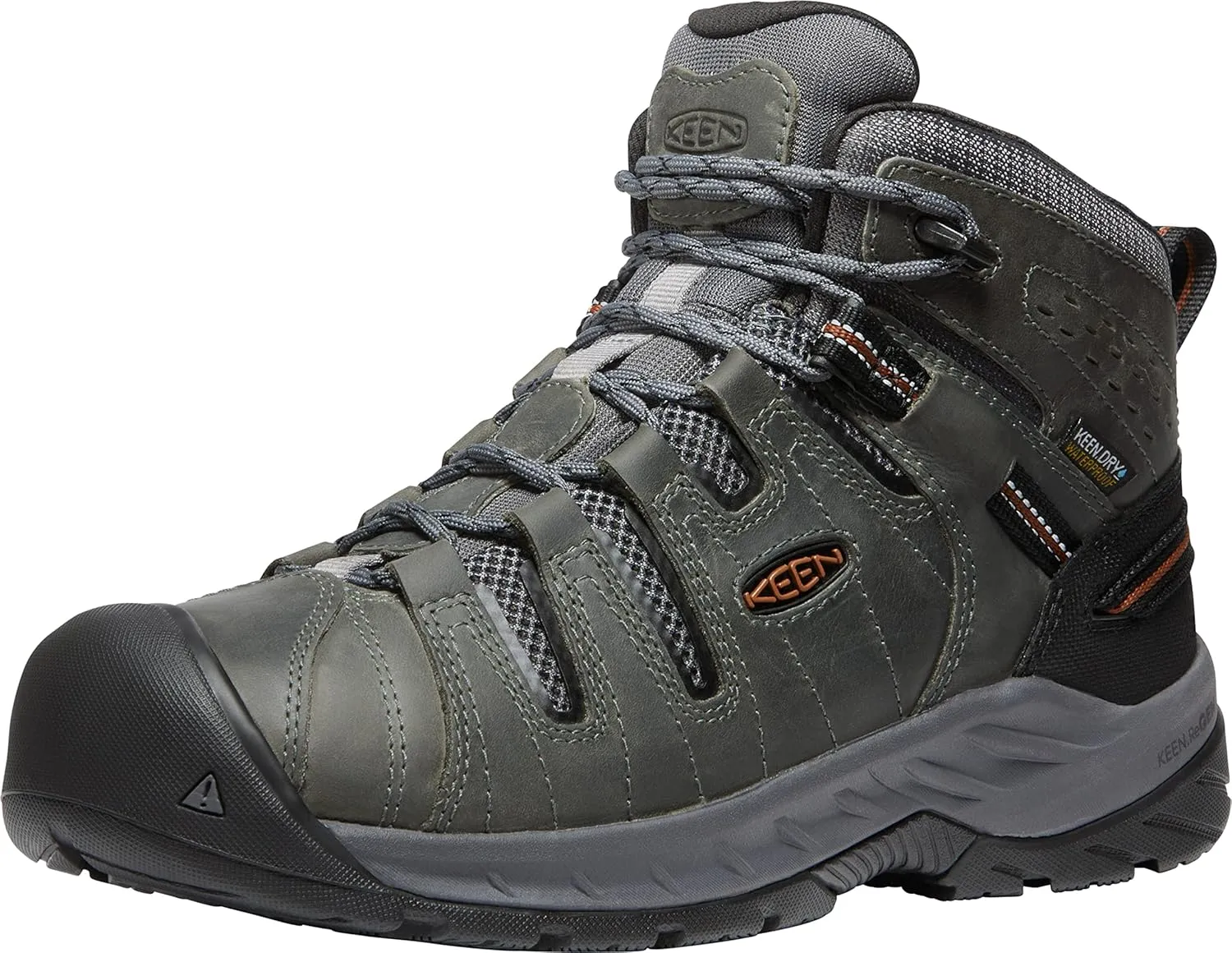 KEEN Utility Men's Flint2MidHeightSoft ToeWaterproofNon Slip Work Boot