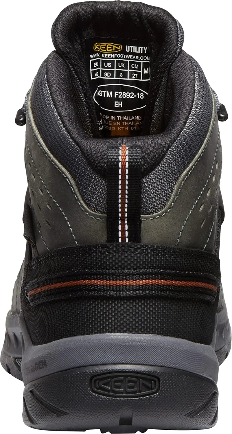 KEEN Utility Men's Flint2MidHeightSoft ToeWaterproofNon Slip Work Boot