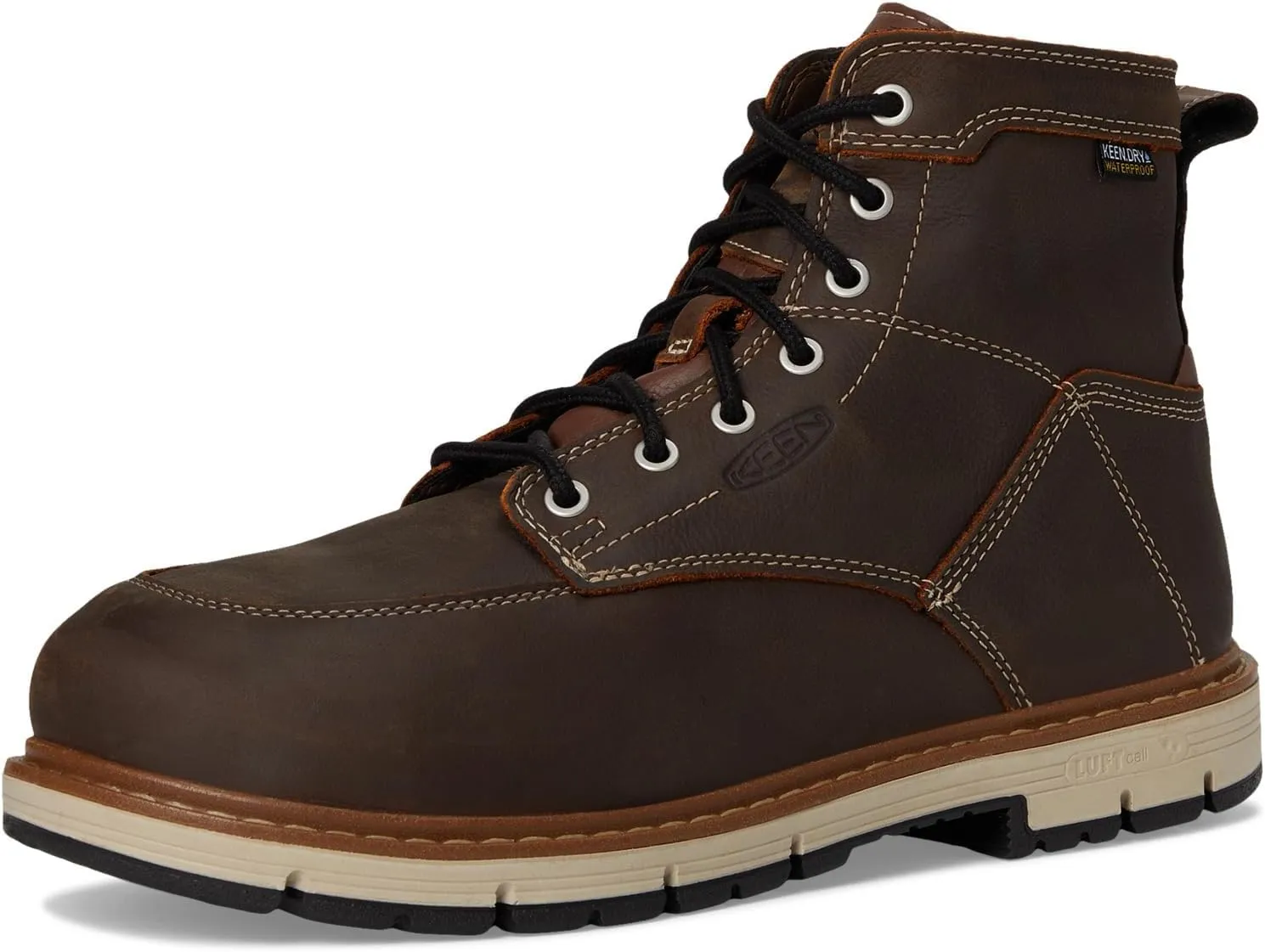 KEEN Utility Men's, San Jose 6-inch Waterproof 90-degree Heel Boot