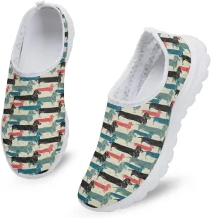 KEIAHUAN Trendy Running Shoes for Women Sneakers, Casual Lightweight Training Shoes Non-Slip Athletic Tennis Shoes