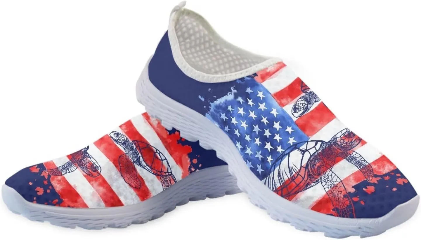 KEIAHUAN Trendy Running Shoes for Women Sneakers, Casual Lightweight Training Shoes Non-Slip Athletic Tennis Shoes