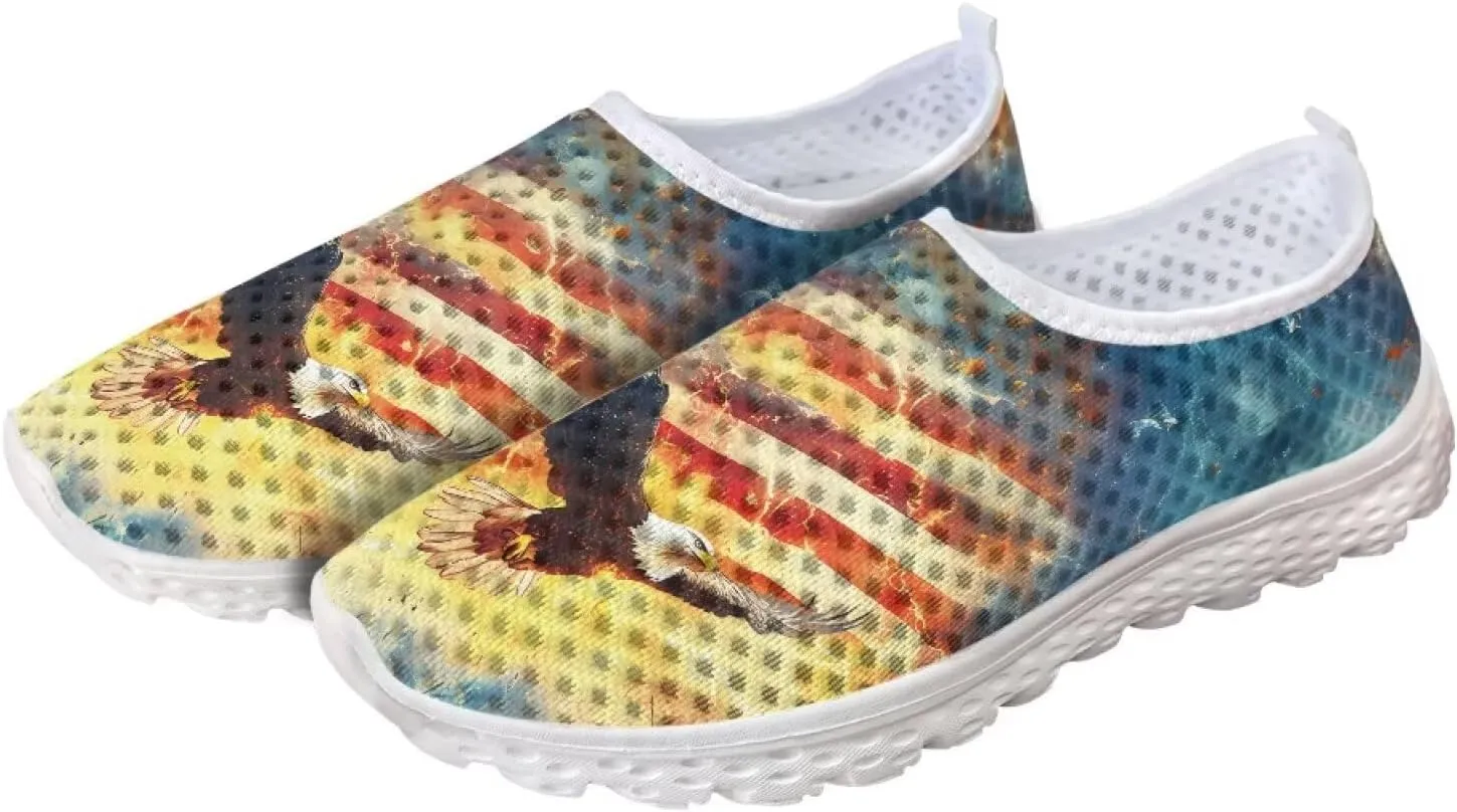 KEIAHUAN Trendy Running Shoes for Women Sneakers, Casual Lightweight Training Shoes Non-Slip Athletic Tennis Shoes