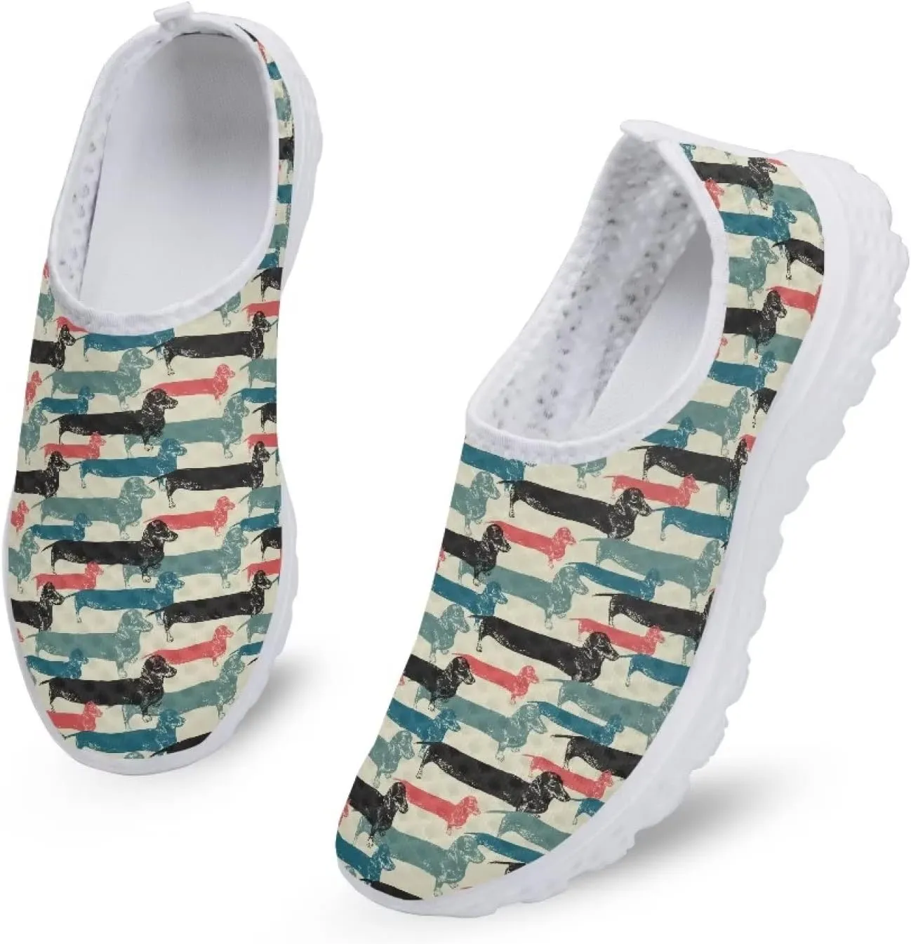 KEIAHUAN Trendy Running Shoes for Women Sneakers, Casual Lightweight Training Shoes Non-Slip Athletic Tennis Shoes
