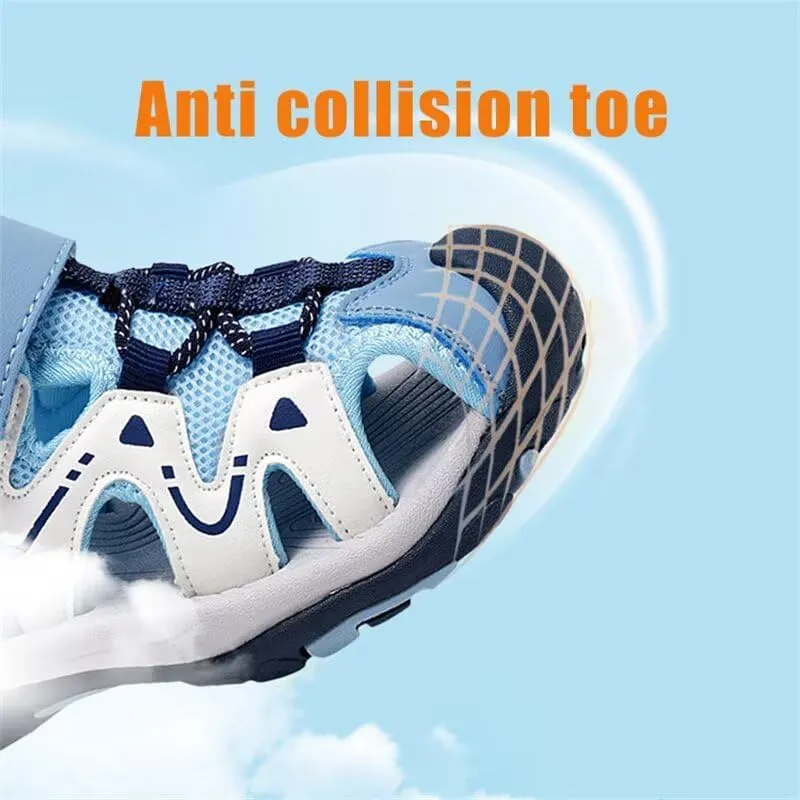 Kids Boy Closed Toe Fashion Sport Sandals for Summer Outdoor Walking Beach Vacation