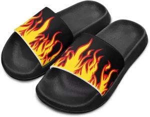 Kids Sandals Boys Quick Drying Bathroom Shower Sandal Summer Beach Pool Slippers with Non-Slip Sole