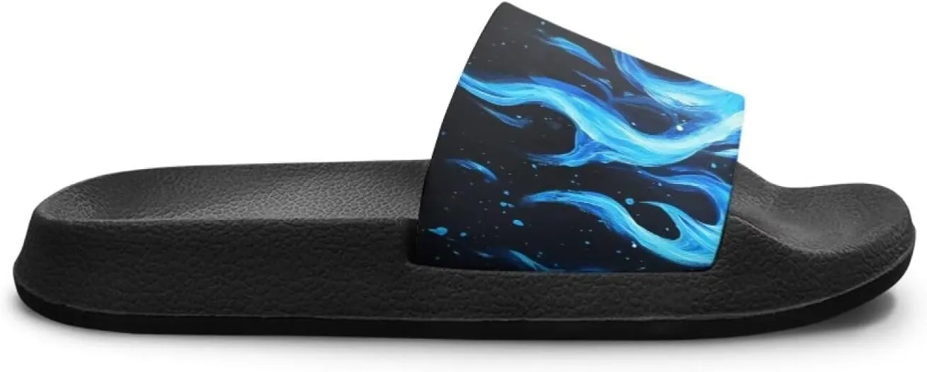 Kids Sandals Boys Quick Drying Bathroom Shower Sandal Summer Beach Pool Slippers with Non-Slip Sole