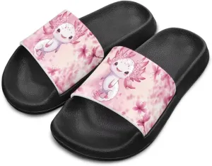 Kids Slippers for Girls Cute Animal Print Sandals Non Slip Quick Drying Shower Slides Bathroom Shoes