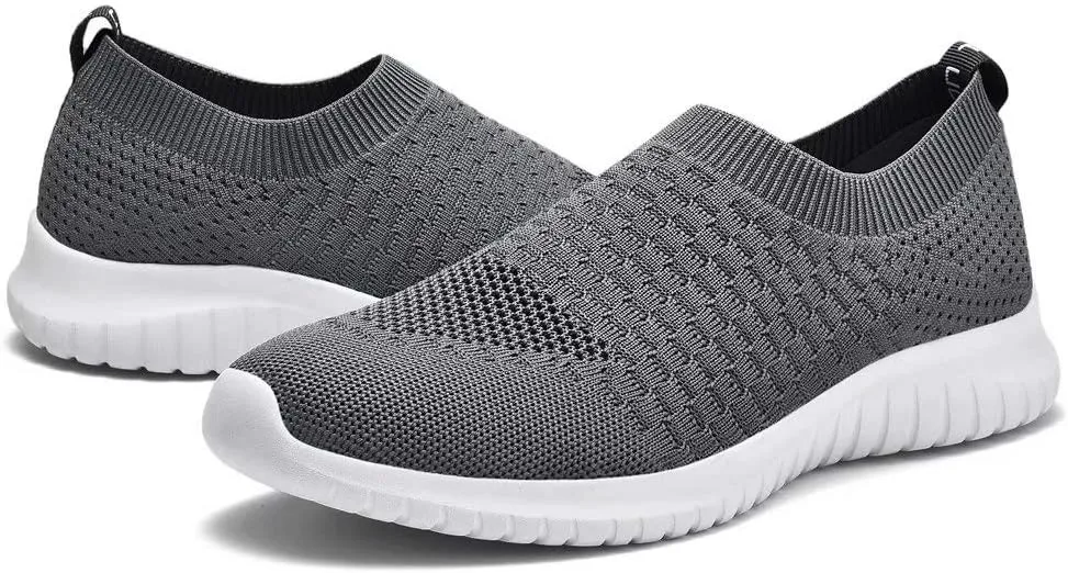 konhill Women's Walking Tennis Shoes - Lightweight Athletic Casual Gym Slip on Sneakers
