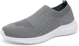 konhill Women's Walking Tennis Shoes - Lightweight Athletic Casual Gym Slip on Sneakers