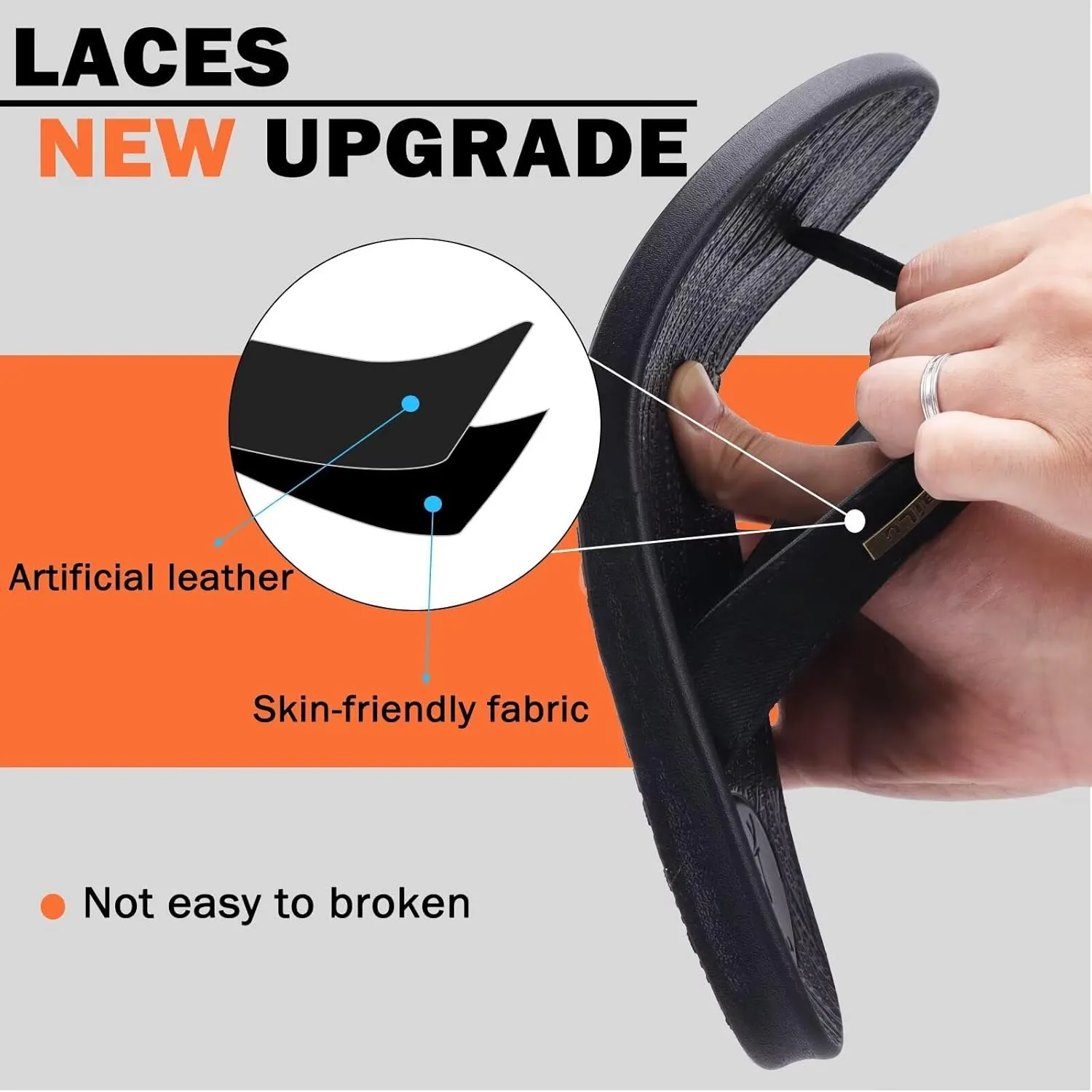 KuaiLu Mens Flip Flops Arch Support Comfortable Summer Beach Thong Sandals Yoga Foam Cushion Slip on Slippers
