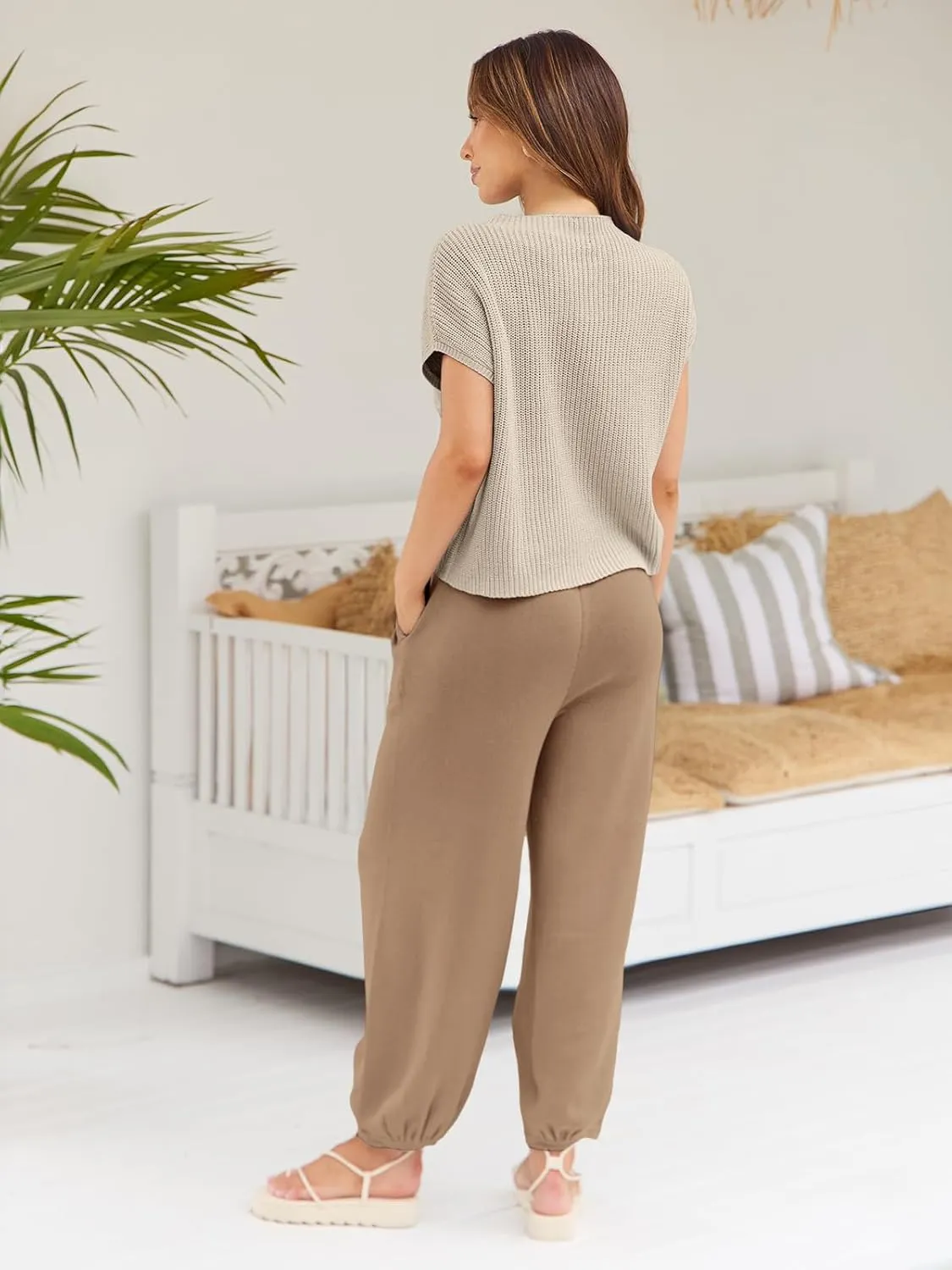 LILLUSORY 2 Piece Knit Sets For Women Trendy Sweatsuit Sets