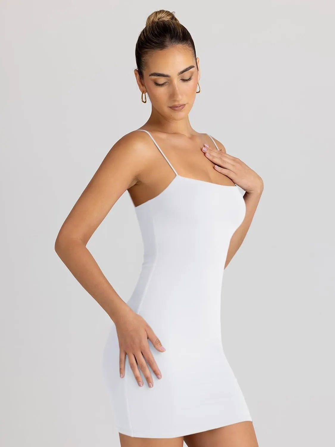 LILLUSORY Women's Mini Sexy Bodycon Dress 2025 Summer Going Out Short Party Club Dresses Beach Vacation Spring Outfits