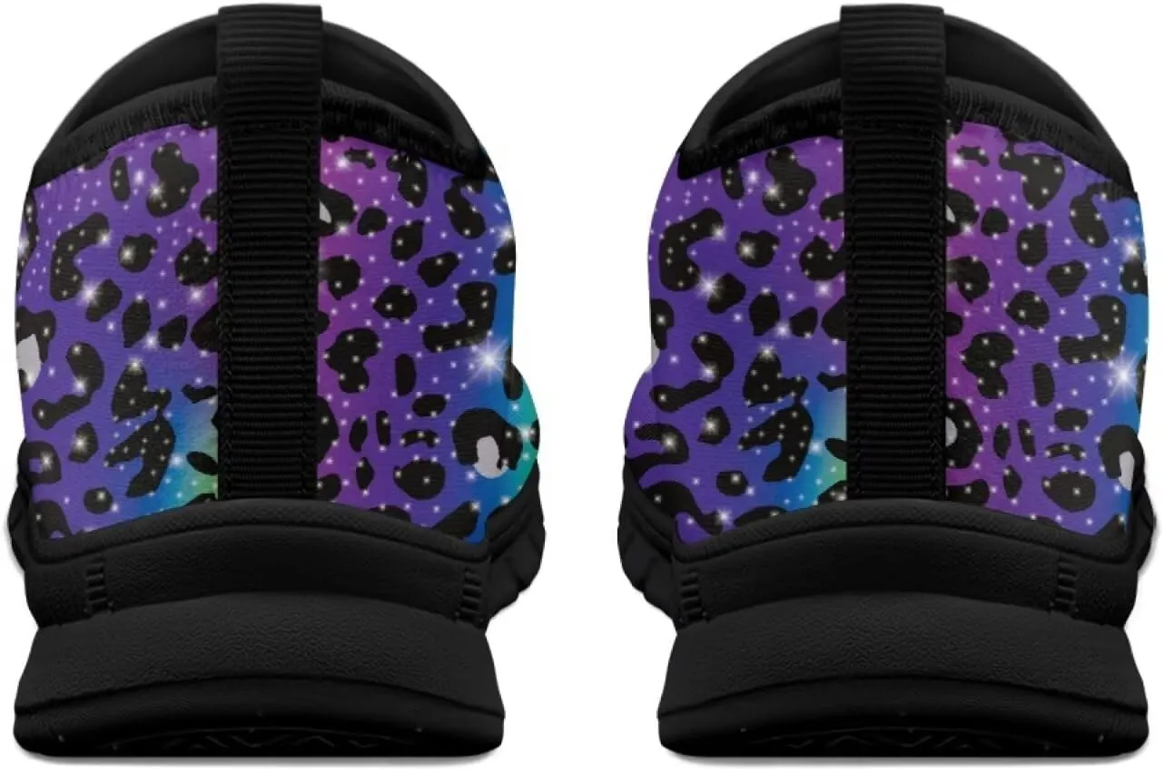 Low-Cut Animal Print Casual Shoes Zapatos Squecher de Mujer Laceless Sneakers Non-Slip Walking Shoes