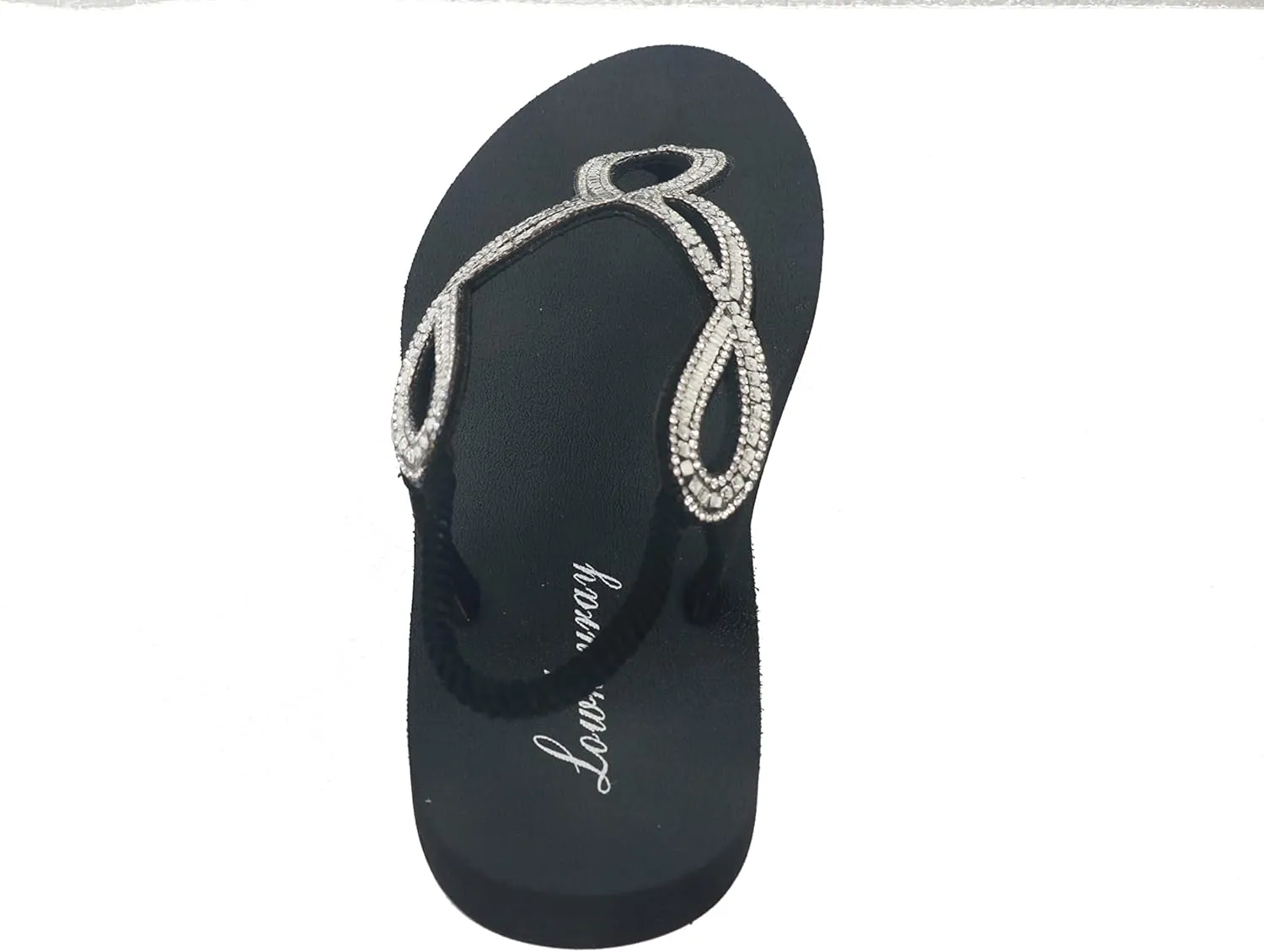 Lowkeyray Women's Summer Sandals womens Flat Sandals Whith Sequins