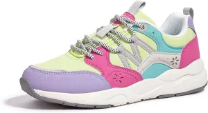 LUCKY STEP Women's Platform Fashion Sneakers Classic Casual Walking Shoes Running Trendy Travel Tennis Colorful Footwear