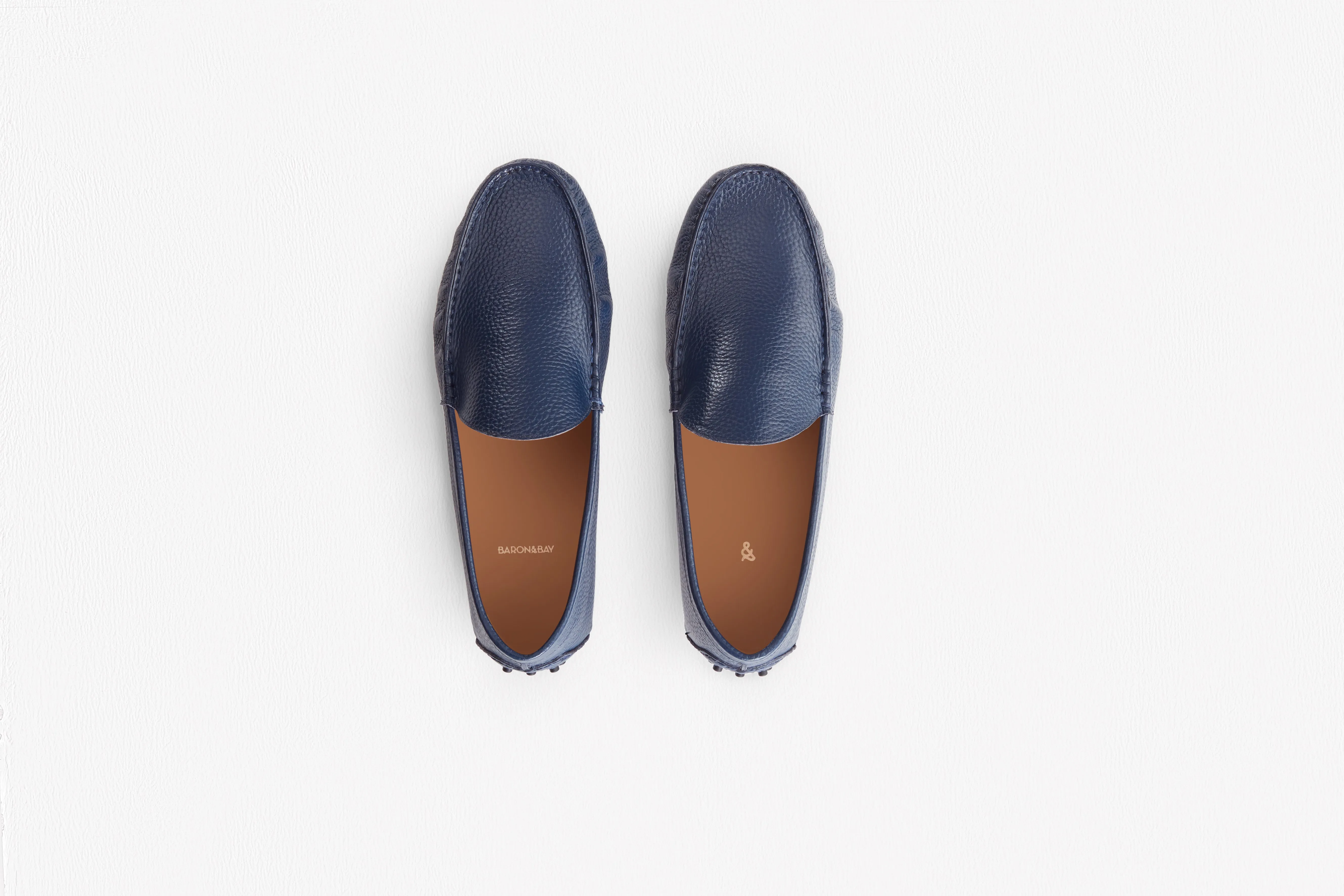Marino milled leather - Blue