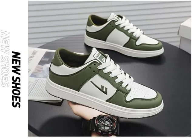 Men's & Women's & Couple‘s Casual White Sneakers, Fashionable Unisex Shoes