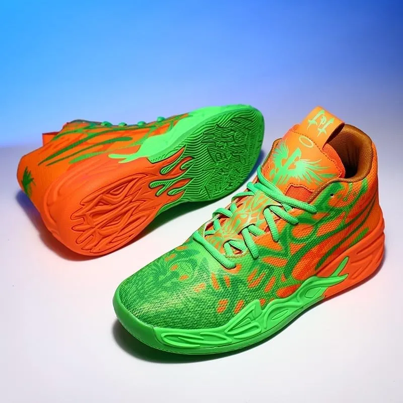 Men's Basketball Boots Mesh Breathable Fashionable Sports Leisure Shoes Sports Shoes