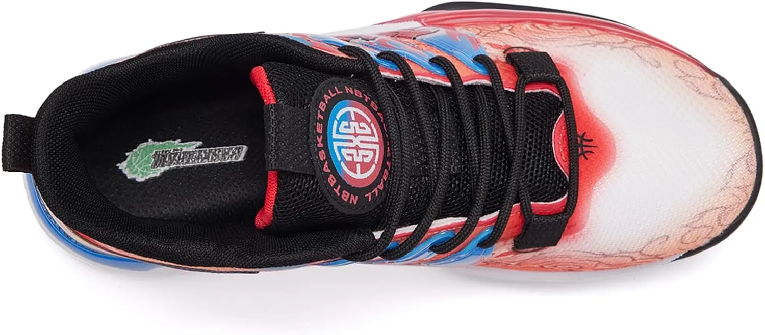 Men's Basketball Shoes Fashion Breathable Sneakers Comfortable Leightweight Running Athletic Lace-Up Non Slip Sport Outdoor Shoe
