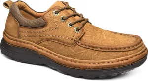 Men's Casual Loafers Classic Business Leather Shoes Comfortable Office Walking Shoes