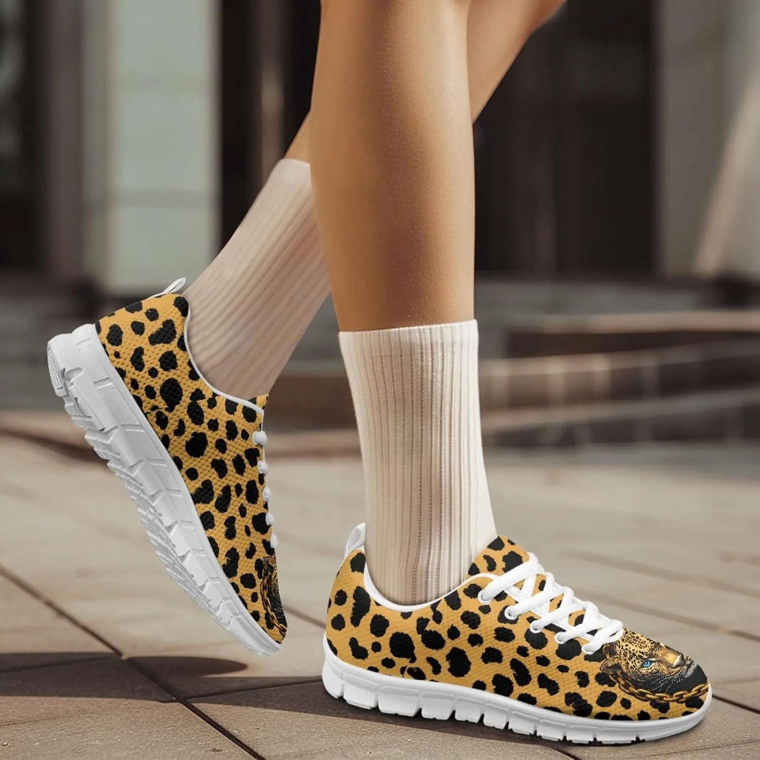Men's Fashion Sneakers Breathable Mesh Road Running Shoes Cute Teens Girls Boys Walking Shoes