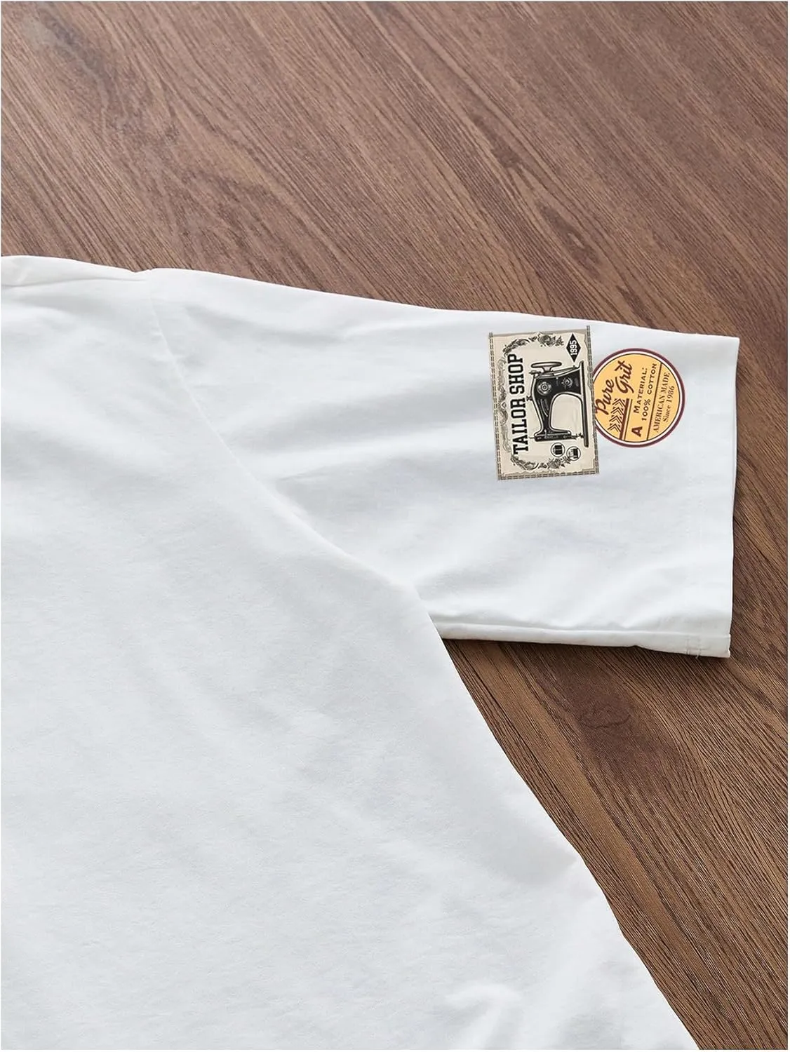 Men's Graphic T Shirt Short Sleeve Crew Neck Loose Tee Tops Trendy Streetwear