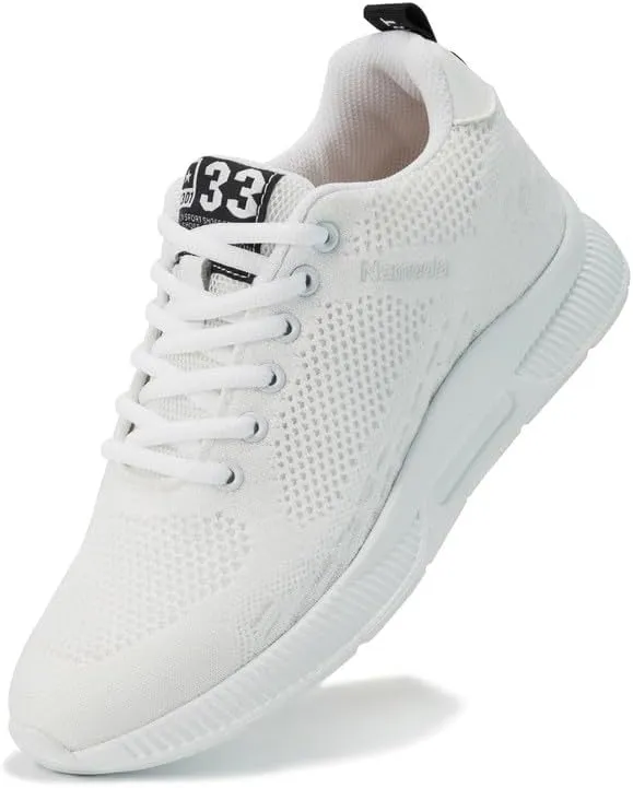 Men's Invisible Height Increasing Elevator Shoes Lightweight Sport Shoes Height-Boosting Non-Slip Sneakers 2.4'' Taller