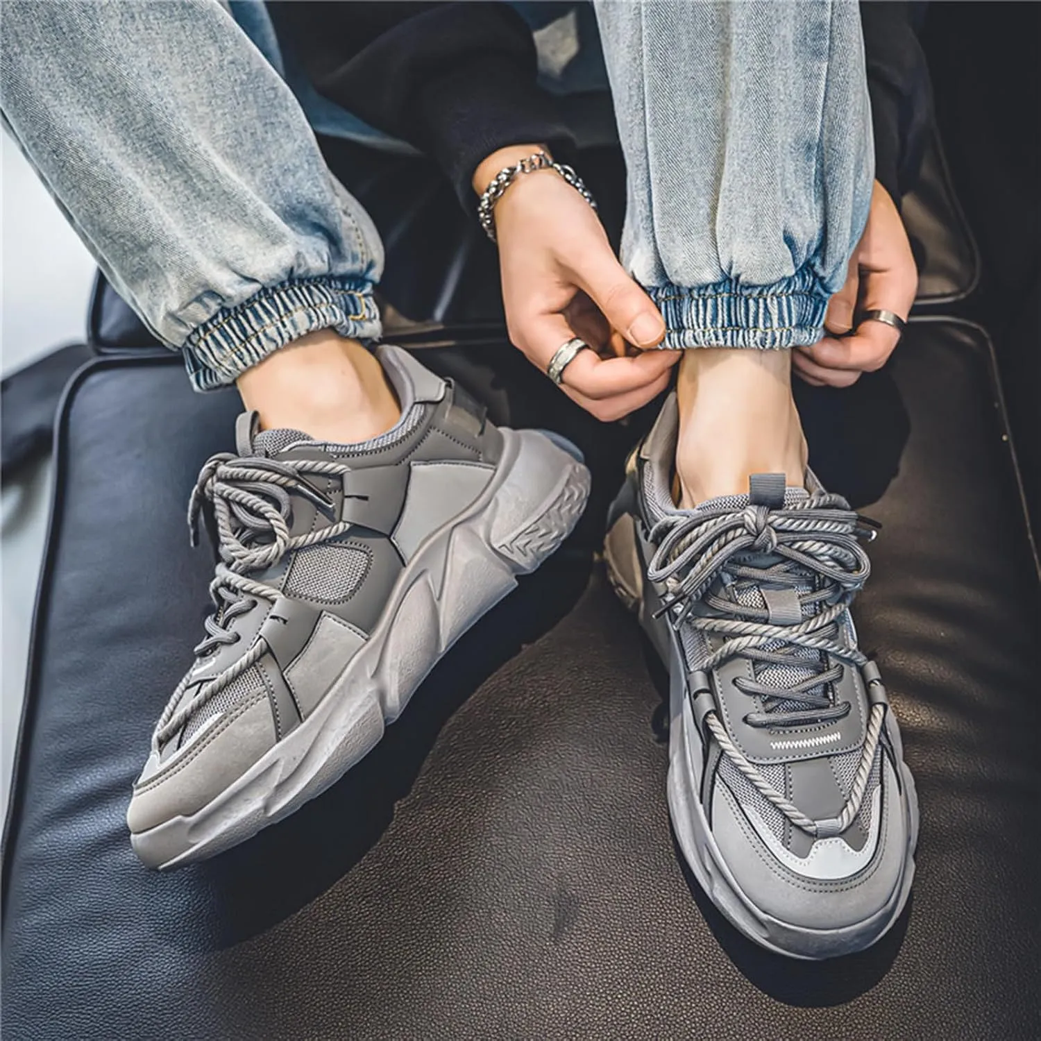 Mens Running Tennis Walking Shoes Cushioning Mens Sneakers Workout Casual Sports Shoes for Men