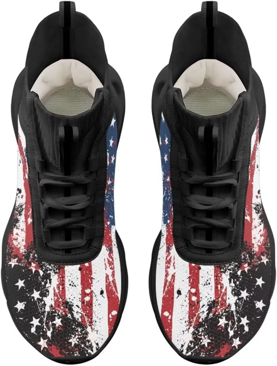 Men's Shoes High Top Blade Shoes Non Slip Athletic Sneakers for Running, Fitness