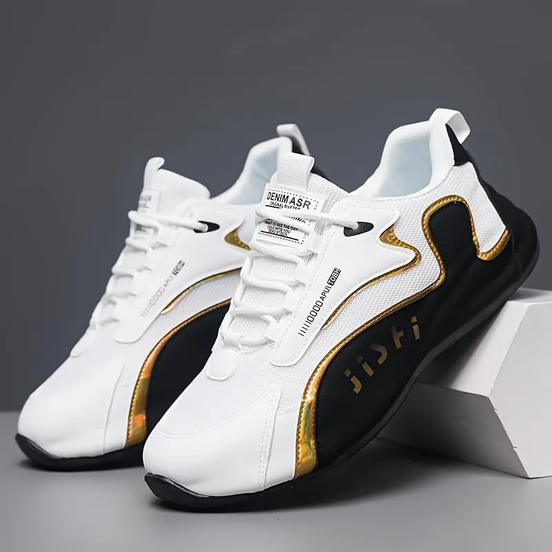 Men's Trendy Sneakers, Comfy Non Slip Casual Soft Sole Shoes for Men's Outdoor Activities