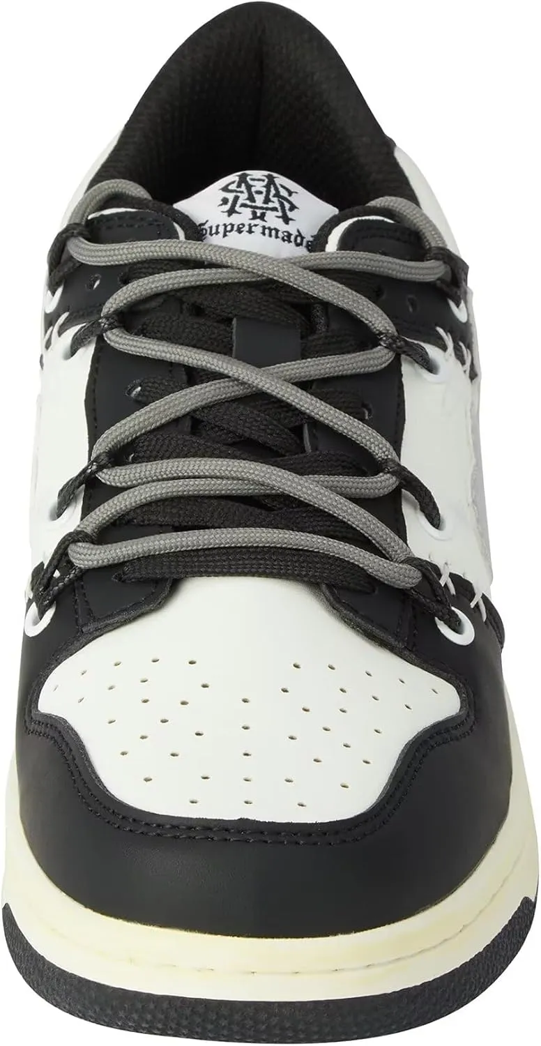 MONSTER VALLEY Sneakers for Women and Men Low Top Lace up Skate Shoe Casual Unisex Sneaker