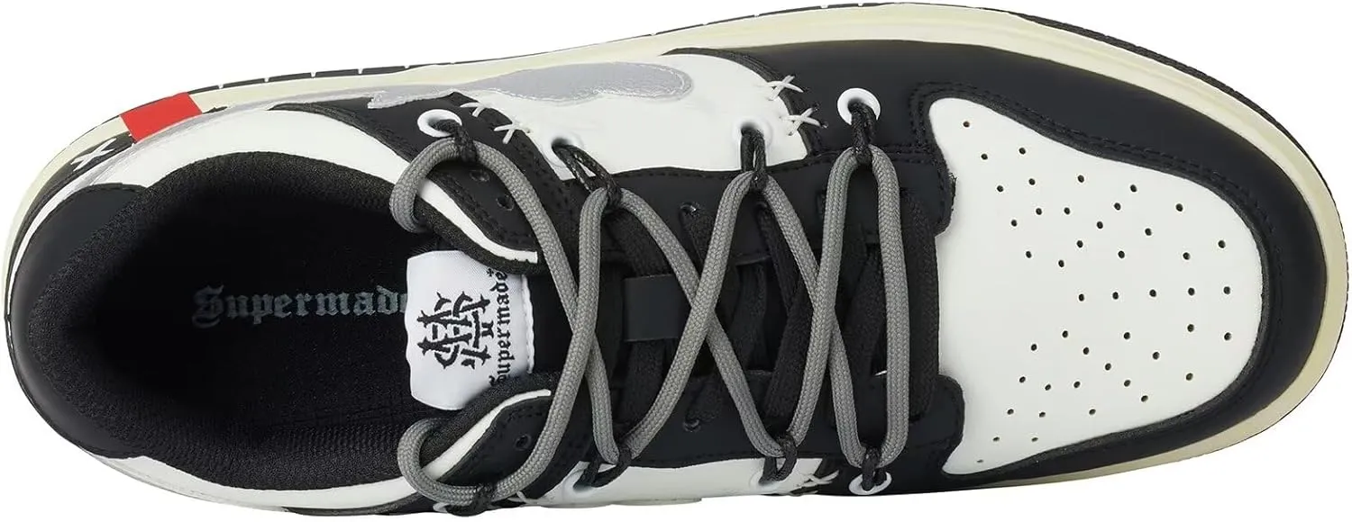 MONSTER VALLEY Sneakers for Women and Men Low Top Lace up Skate Shoe Casual Unisex Sneaker
