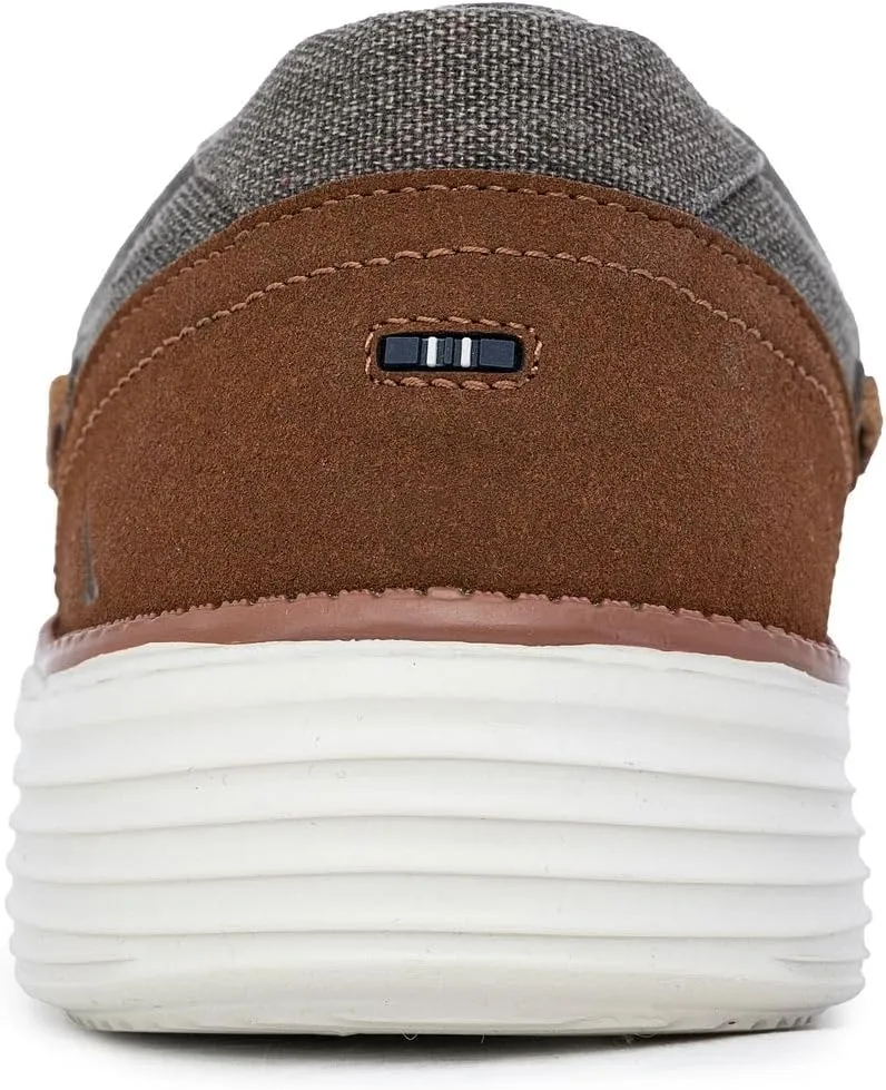Nautica Men's Slip-On Casual Loafers Comfort Sneaker - Elastic Stretch Moccasin - Athletic Walking Shoe-Pearson