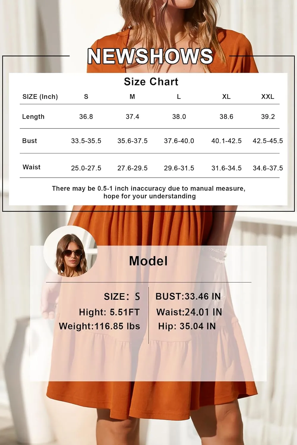 Newshows Women 2025 Summer Dress Square Neck Formal Short Sleeve Business Casual Outfits Ruffle Spring Pockets Sundress