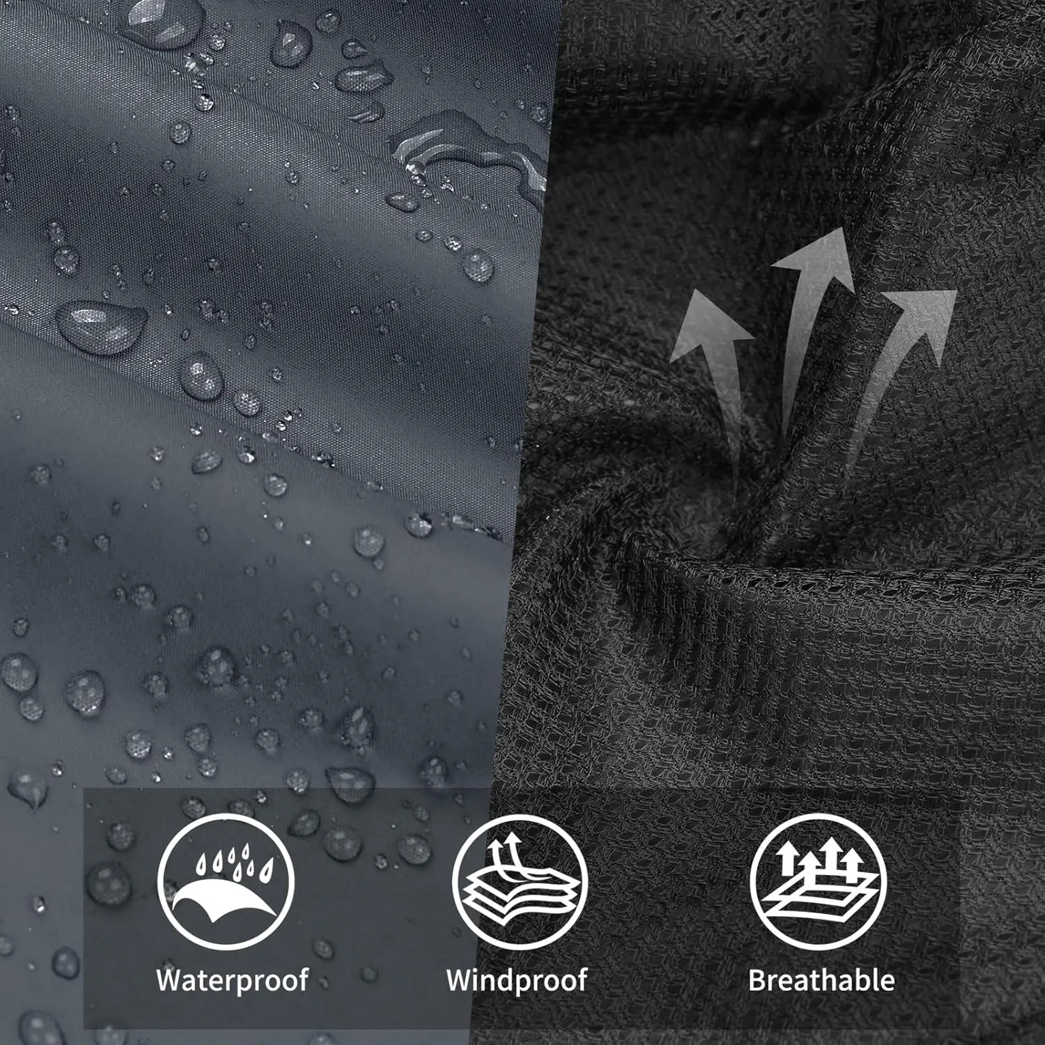 Ourcan Rain Pants Women Waterproof Pants Lightweight Breathable Hiking Cycling Outdoor with Pocket
