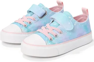PATPAT Toddler Kid Canvas Sneaker Boys and Girls Dazzling Colors Sneakers Toddler Little Kid Big Kid Sneakers Shoes
