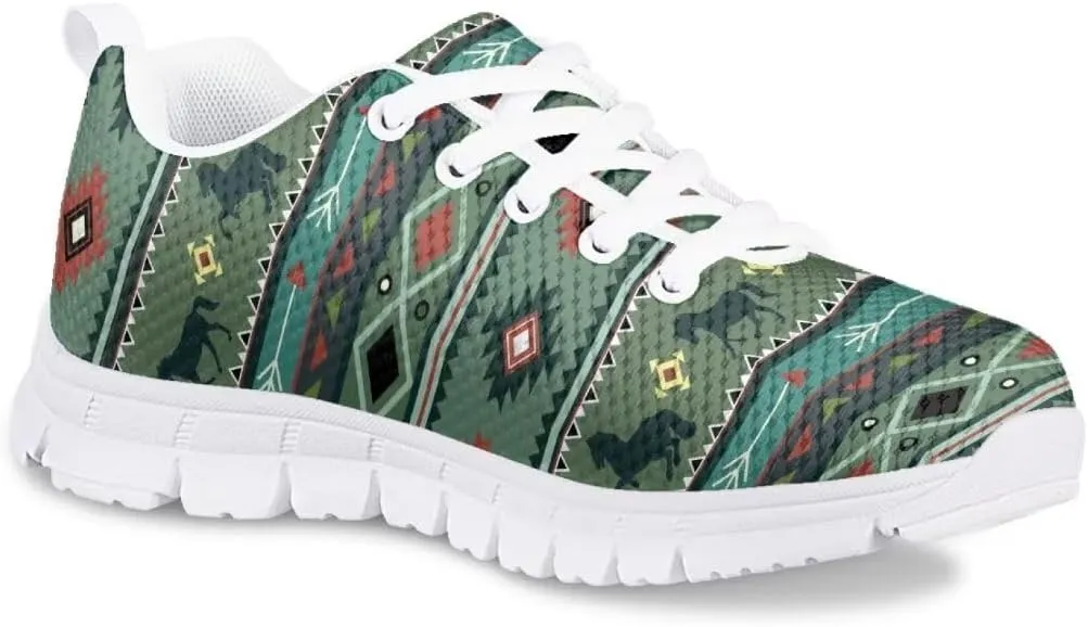 Pinupub Kids Sneakers for Boys Girls Non Slip Tie Lace Running Athletic Tennis Sports Shoes